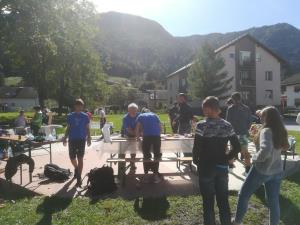 Izdelava totemov na 11. Jamnikovi koloniji 8